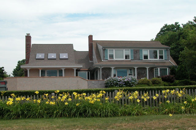 Cape Cod addition after construction